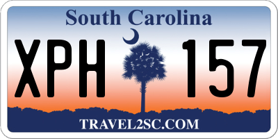 SC license plate XPH157