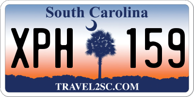 SC license plate XPH159