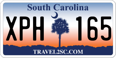 SC license plate XPH165