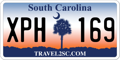 SC license plate XPH169