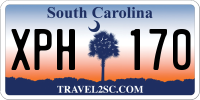 SC license plate XPH170