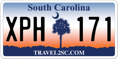 SC license plate XPH171