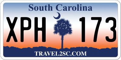 SC license plate XPH173
