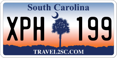 SC license plate XPH199