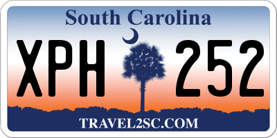 SC license plate XPH252