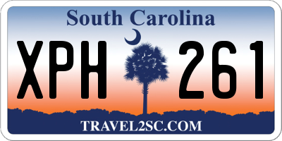 SC license plate XPH261