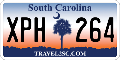 SC license plate XPH264