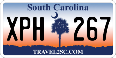 SC license plate XPH267