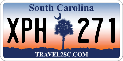 SC license plate XPH271