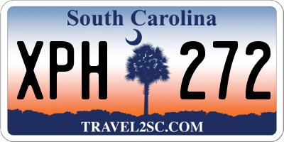 SC license plate XPH272