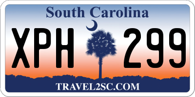 SC license plate XPH299