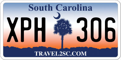 SC license plate XPH306