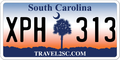 SC license plate XPH313
