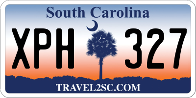 SC license plate XPH327