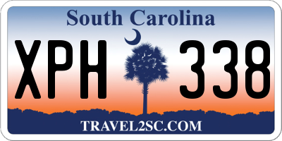 SC license plate XPH338