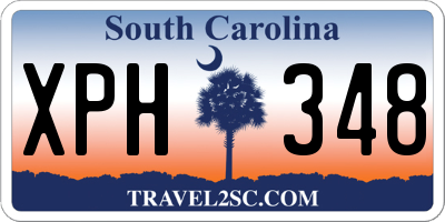 SC license plate XPH348