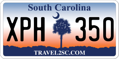 SC license plate XPH350