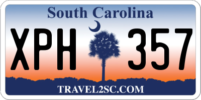 SC license plate XPH357