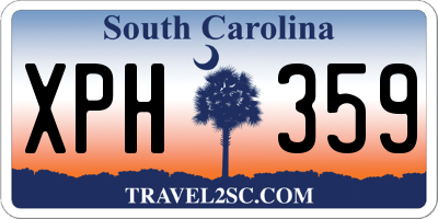 SC license plate XPH359