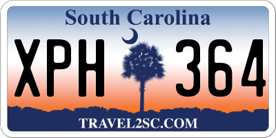 SC license plate XPH364