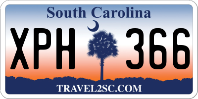 SC license plate XPH366