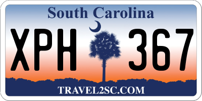 SC license plate XPH367