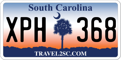 SC license plate XPH368