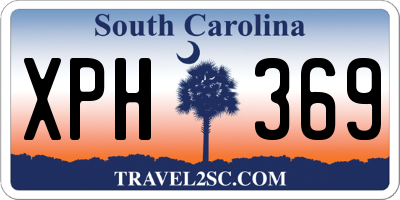 SC license plate XPH369