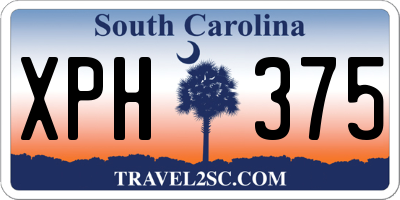 SC license plate XPH375