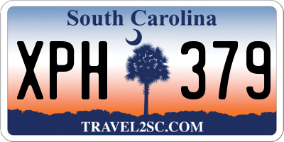 SC license plate XPH379