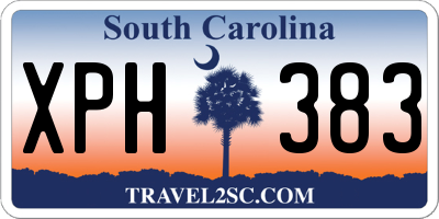 SC license plate XPH383