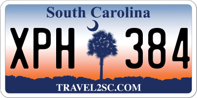 SC license plate XPH384