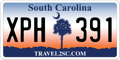 SC license plate XPH391