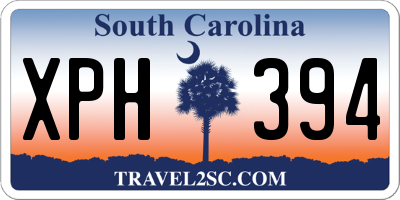 SC license plate XPH394