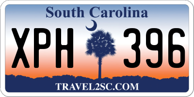 SC license plate XPH396