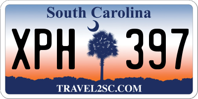 SC license plate XPH397
