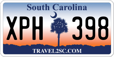 SC license plate XPH398