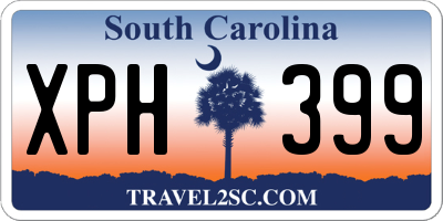 SC license plate XPH399