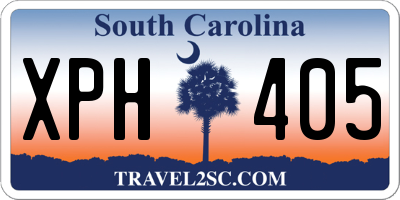 SC license plate XPH405