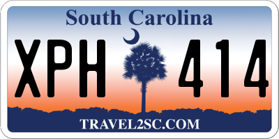 SC license plate XPH414