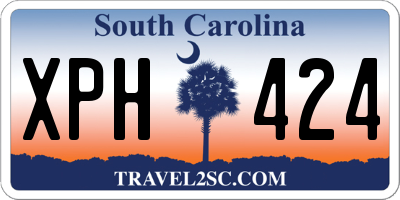 SC license plate XPH424