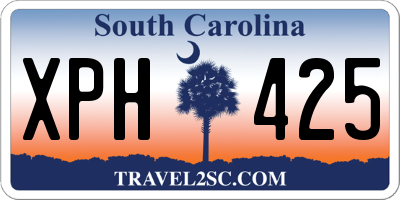 SC license plate XPH425