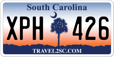 SC license plate XPH426