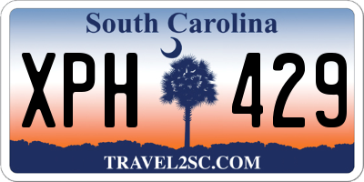 SC license plate XPH429