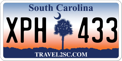 SC license plate XPH433
