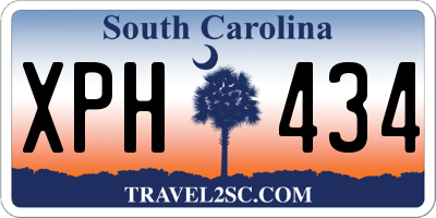 SC license plate XPH434