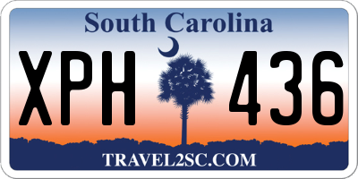 SC license plate XPH436
