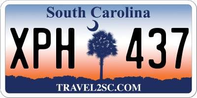SC license plate XPH437