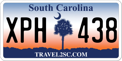 SC license plate XPH438