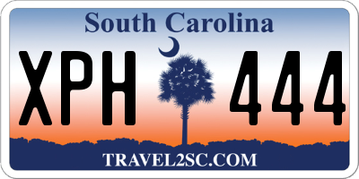SC license plate XPH444